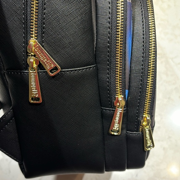 Loungefly Harry Potter Trilogy Series Triple Pocket Mini Backpack - Picture 9 of 16